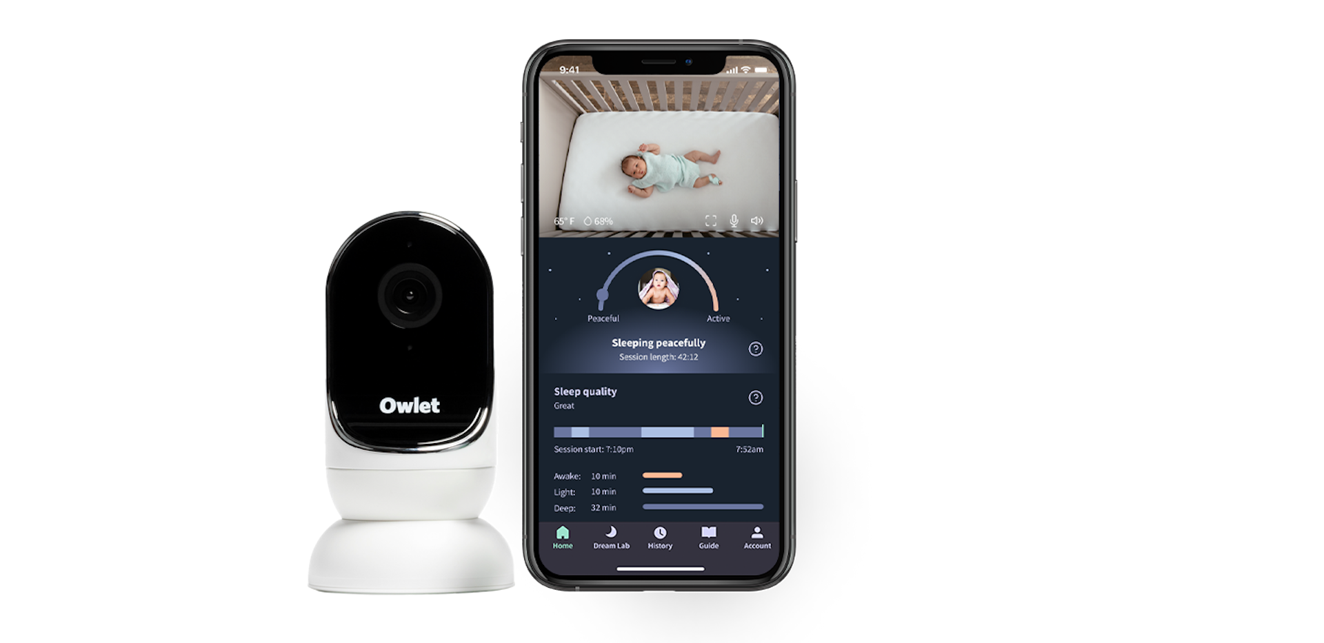 Shop Owlet Cam Baby Monitor Camera Owlet